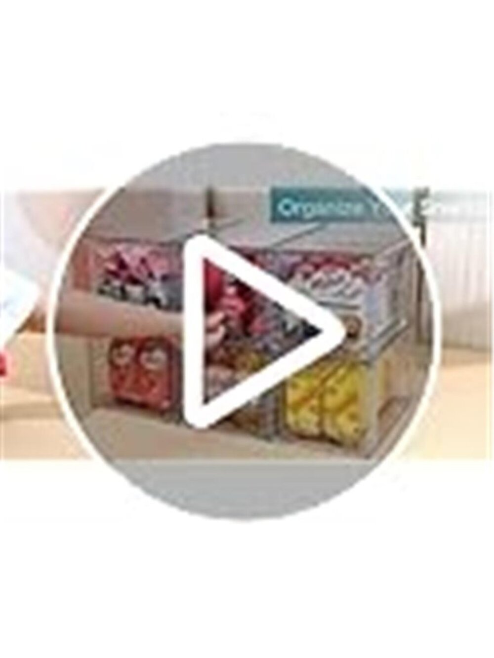 4 Pack Large Stackable Storage Drawers, Clear - Picture 7 of 7